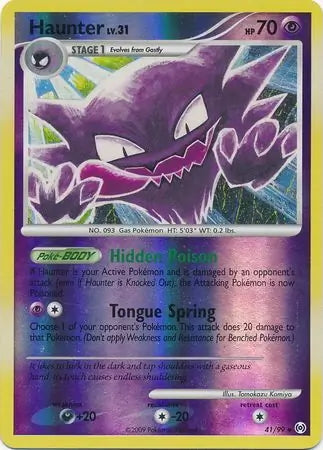 Arceus Set Haunter #41/99 reverse holo